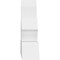 Ekena Millwork Richland Architectural Grade PVC Gable Bracket, 48"W x 22"H x 6"D x 6"F, 11/12 Pitch GBP048X22X0606RIC00 - alternate 5